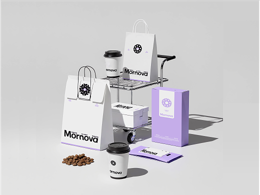 Mornova咖啡品牌全案｜标志｜VI｜