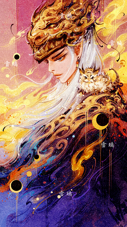 龙生九子合集（拟人）（图ZMzg5MzEyMjQ0） - 商业插画 - 站酷设计师雪璃XL原创素材 - 站酷ZCOOL