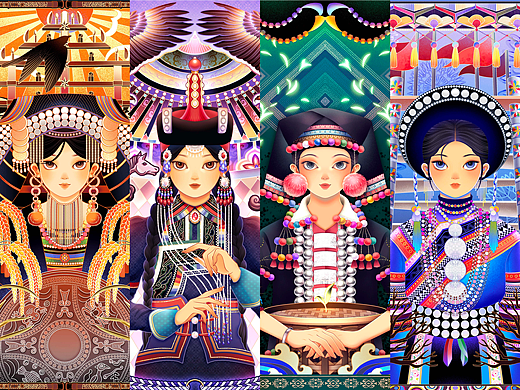 万象织梦 · 以她之名 | 民族系列人物插画（二）