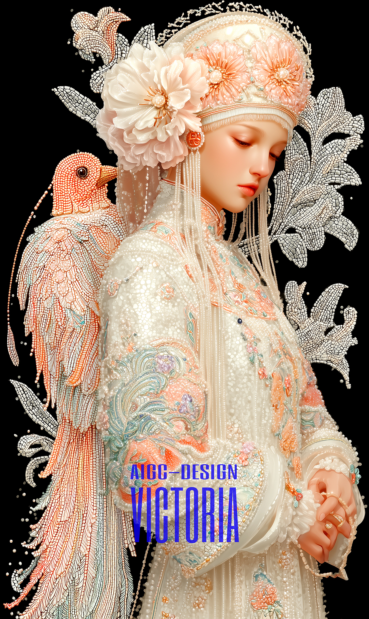 AIGC-《美人图鉴》三（图ZMzg5MzE4MzQ0） - AI作品 - 站酷设计师AIGCVictoria原创素材 - 站酷ZCOOL