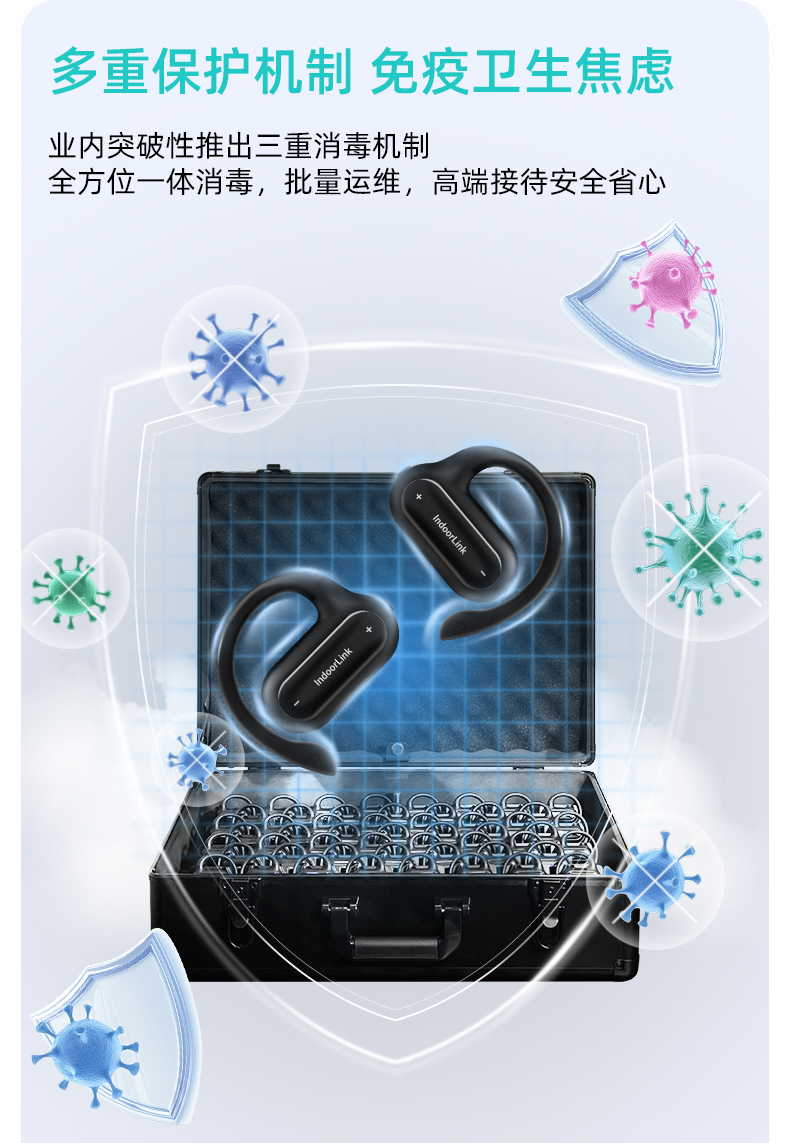 IndoorLink 2025 旗舰 E105 无线讲解器重磅面世