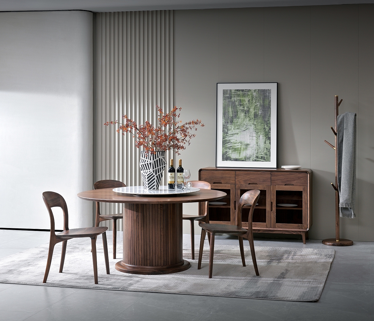 家具摄影|黑胡桃木