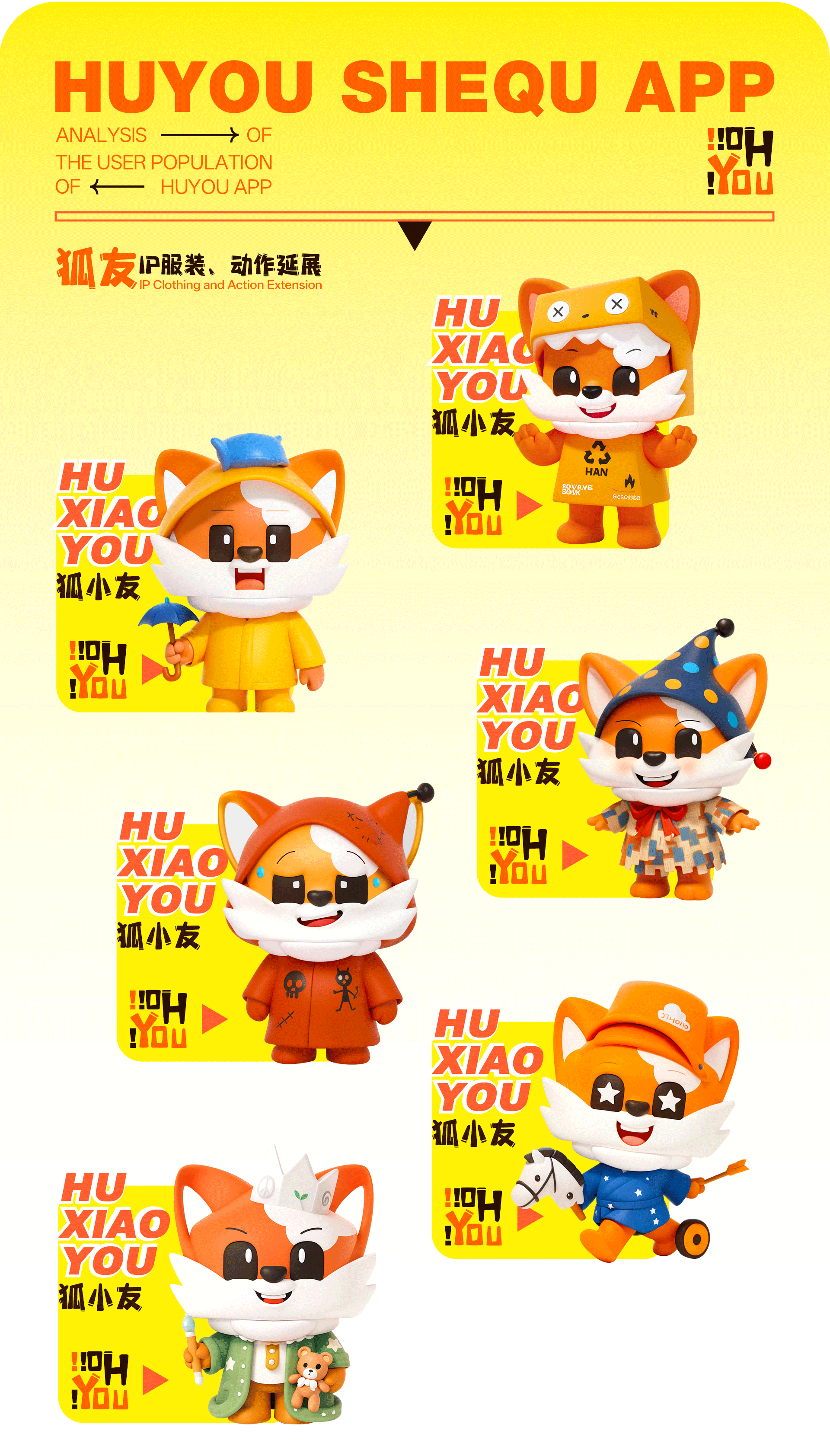 狐友APP IP形象设计