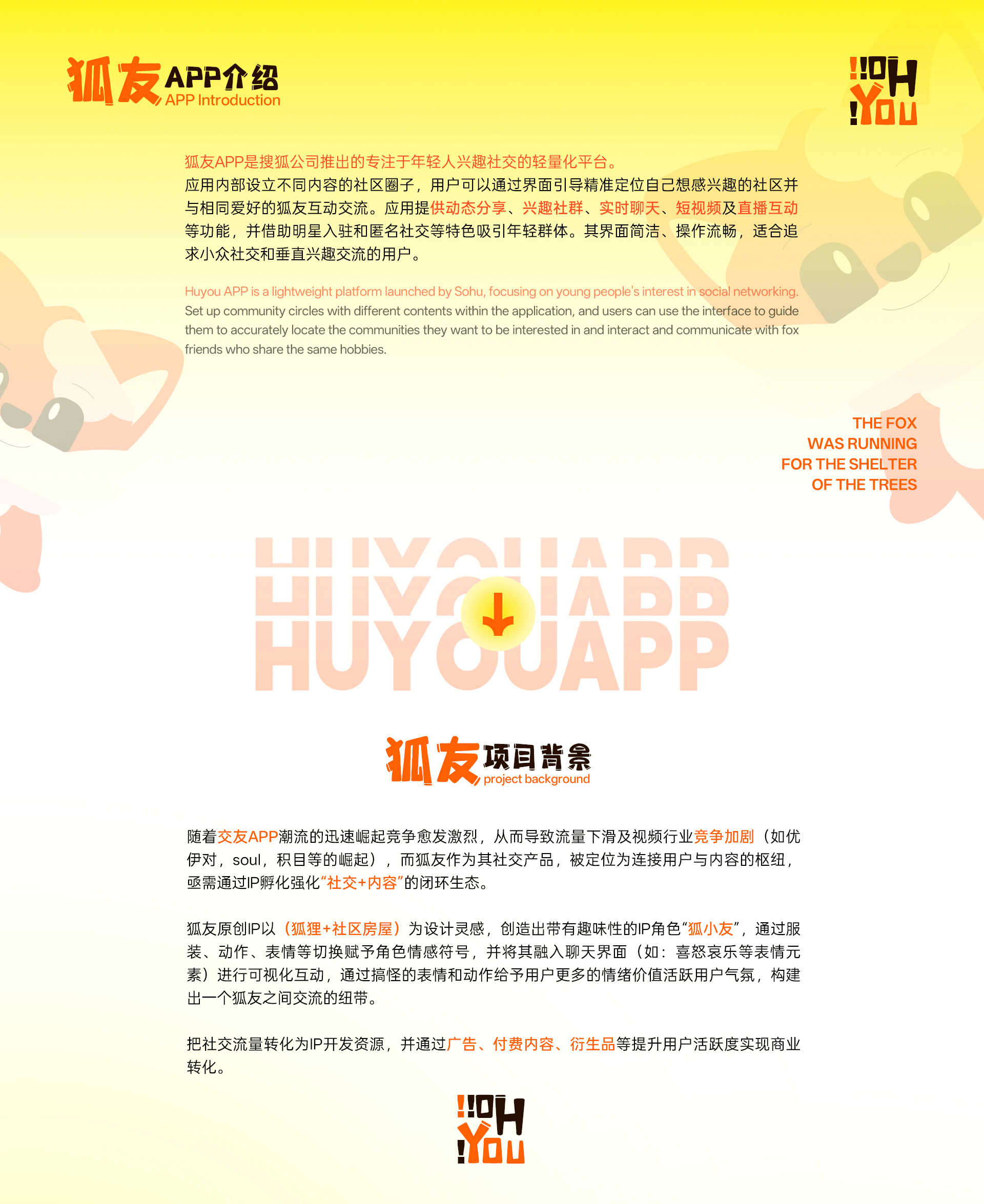 狐友APP IP形象设计