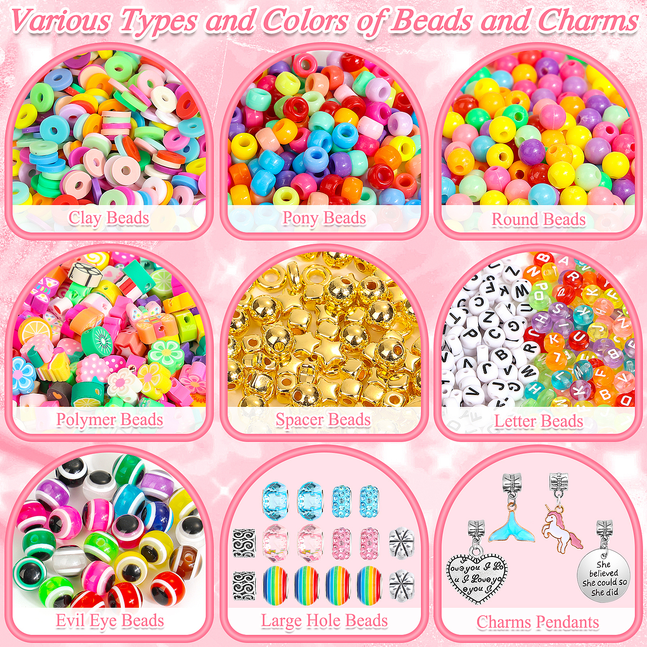 水果星星串珠亚马逊