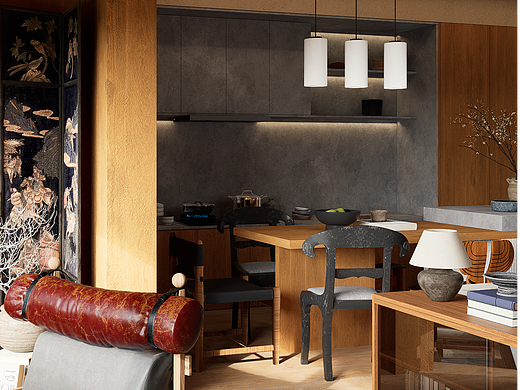 D5渲染,阳光天光,适合中古 宋式等风格