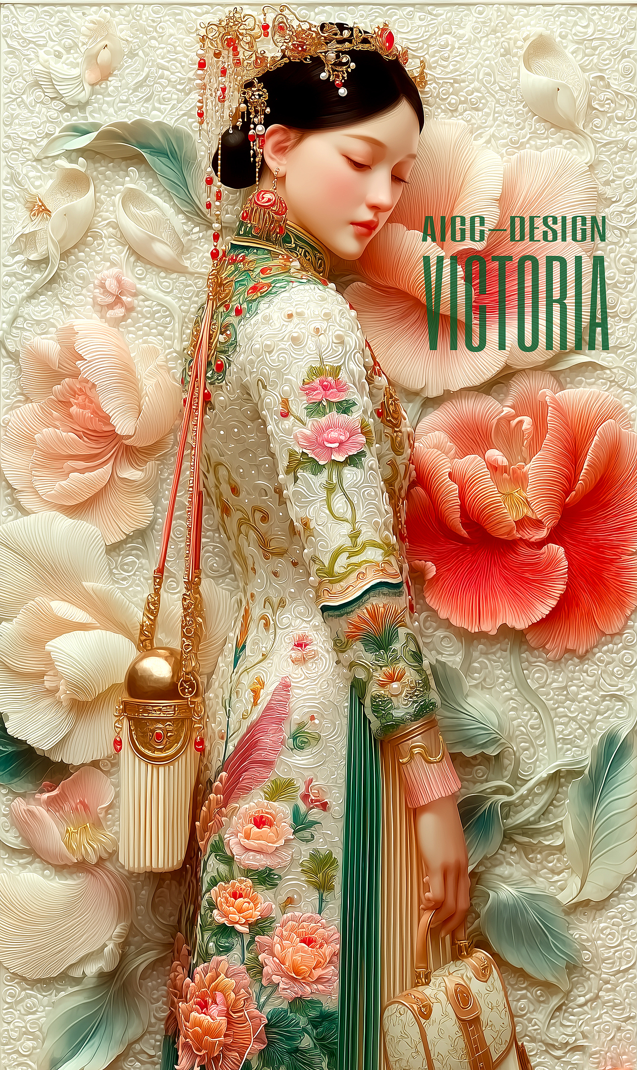 AIGC-《美人图鉴》四(图ZMzg5MzQ4NjMy) - AI作品 - 站酷设计师AIGCVictoria原创素材 - 站酷ZCOOL
