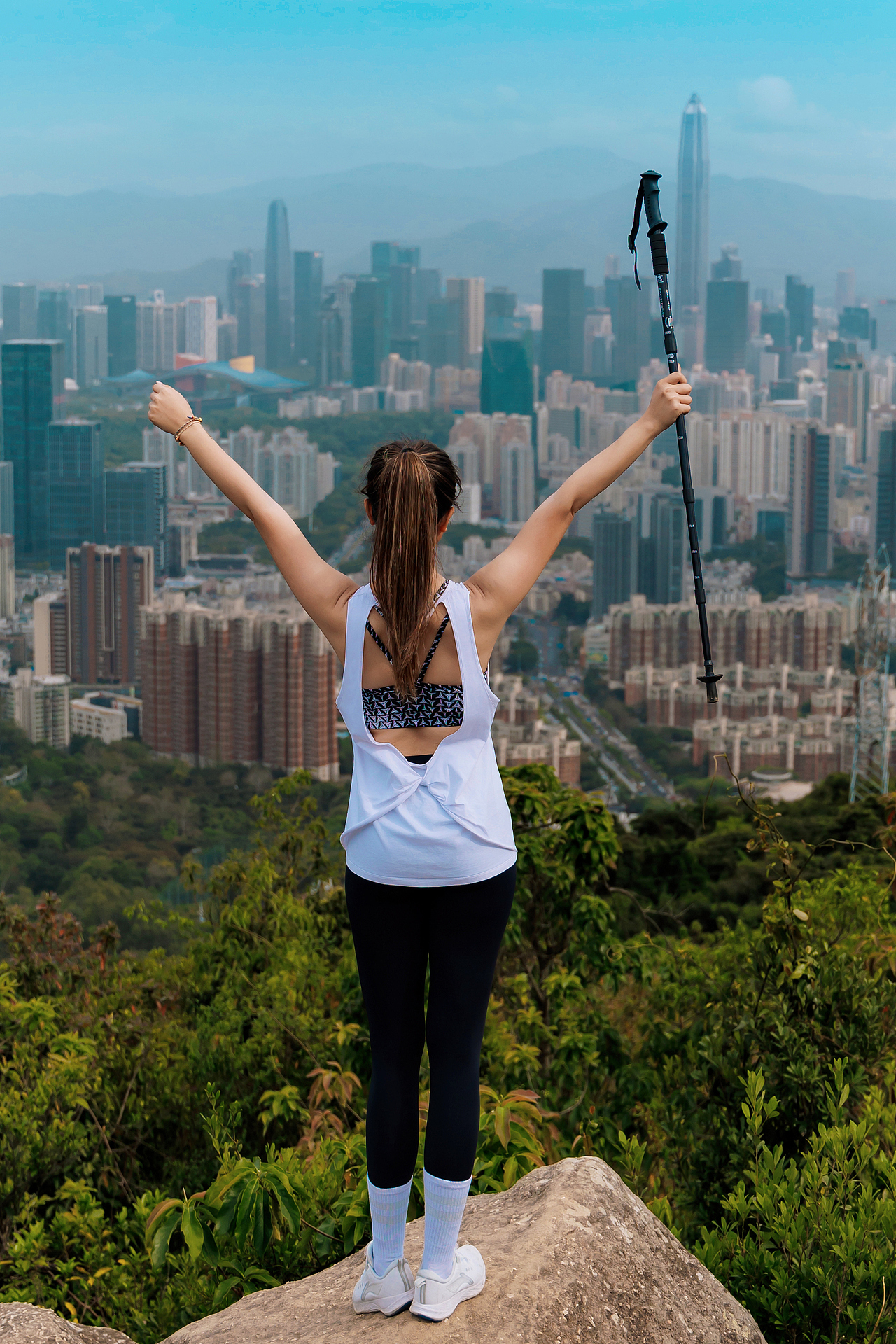深圳梅林水库人像摄影②
