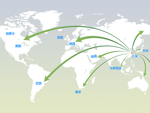 简约地图业务辐射
