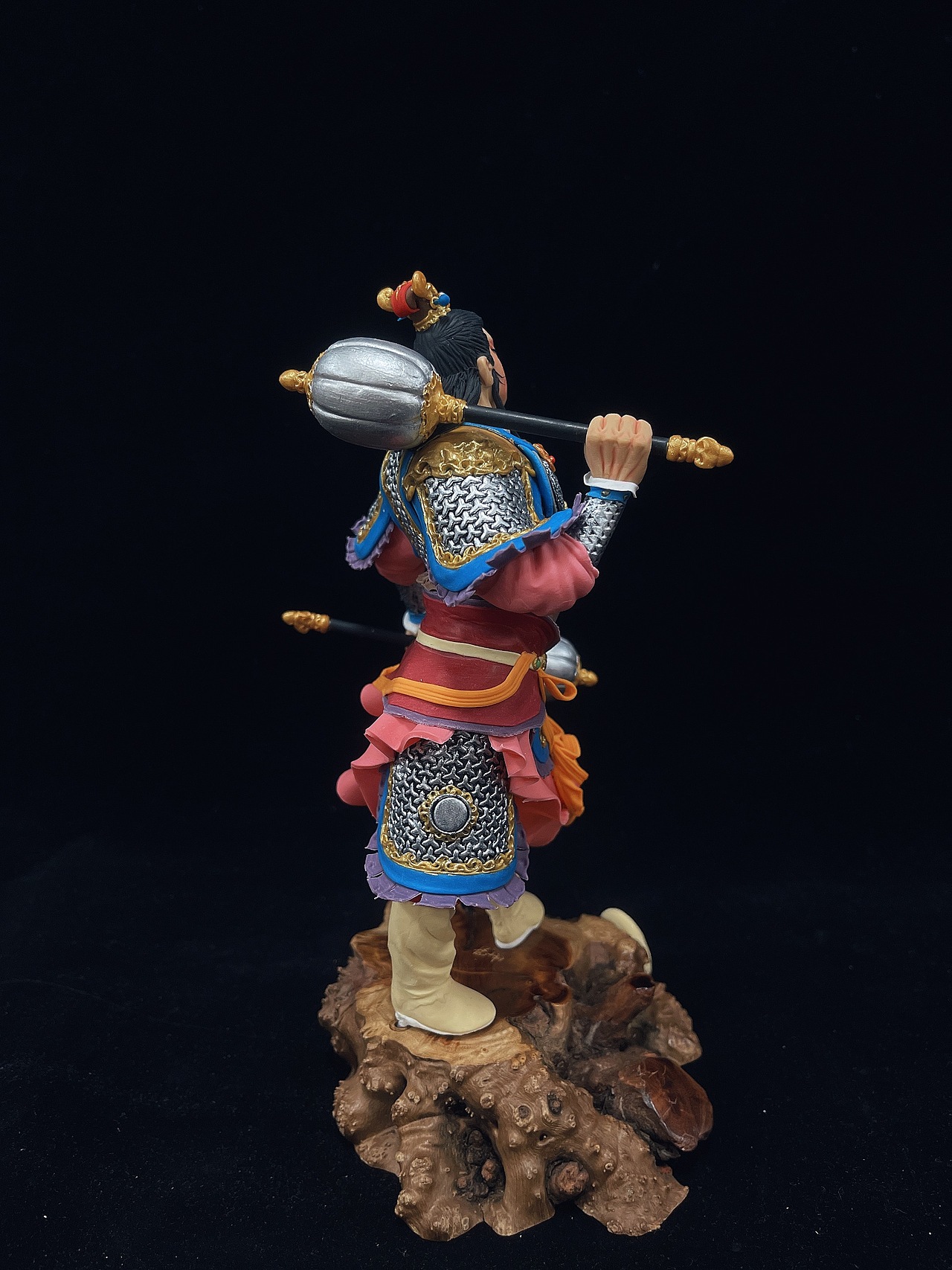 康健面塑《隋唐猛将》