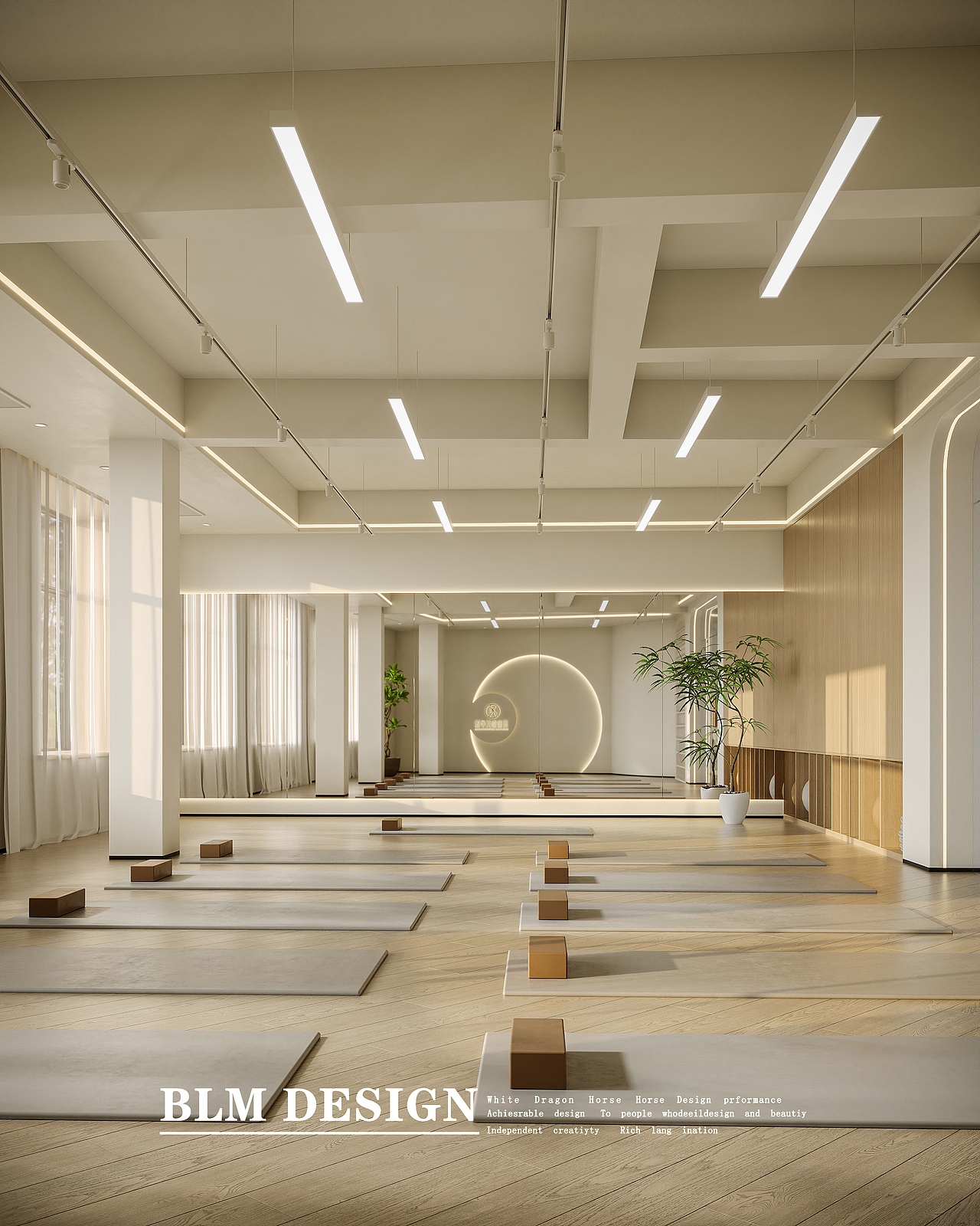 瑜伽馆—白龙马效果图