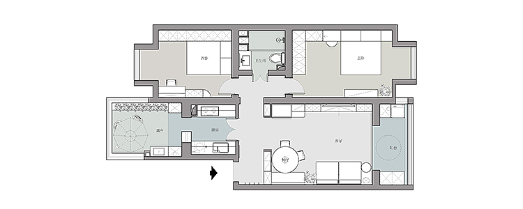 理想的奶油风,构建气质满满的未来四口之家