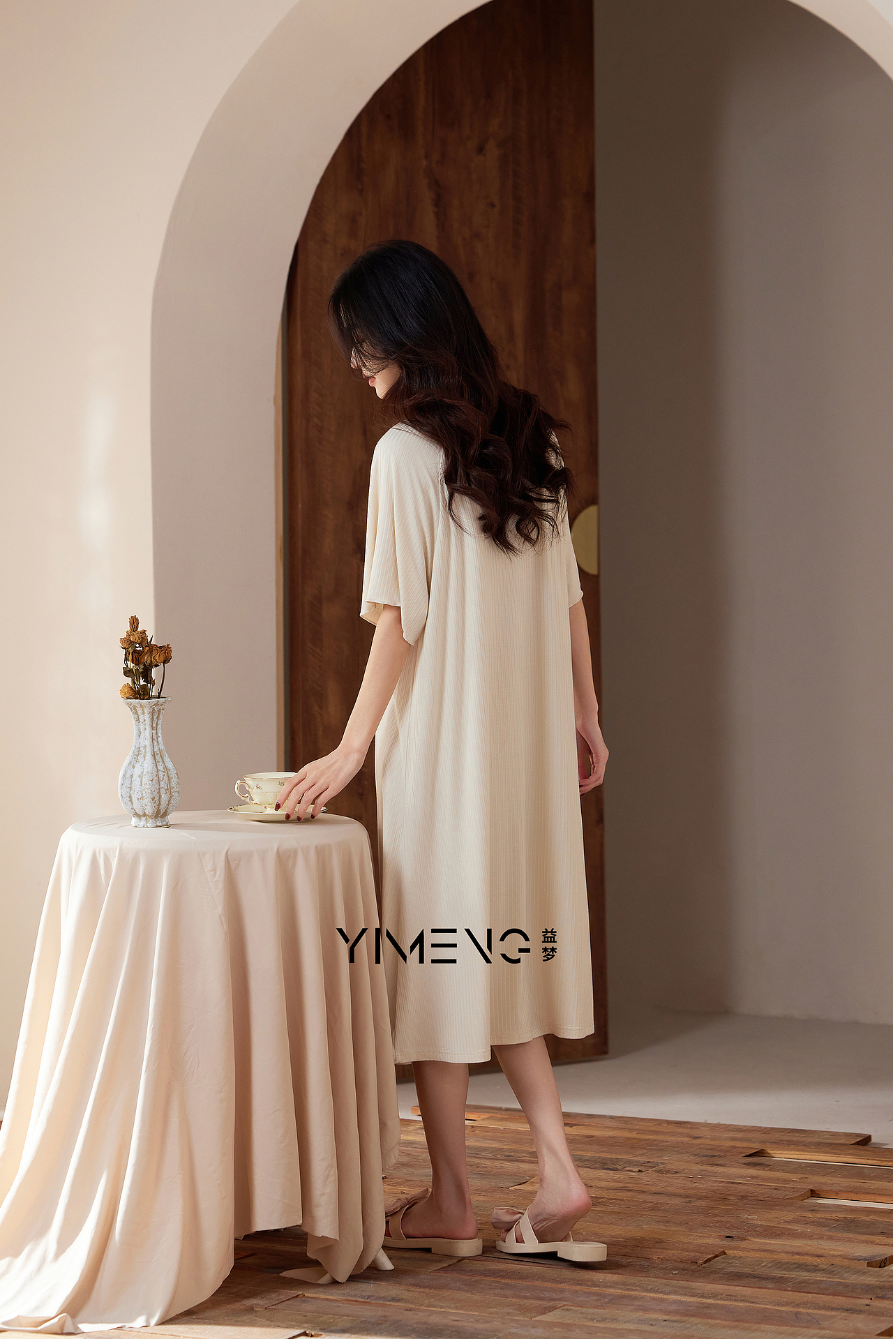 宅寂风格 睡衣家居服拍摄 模特小咪