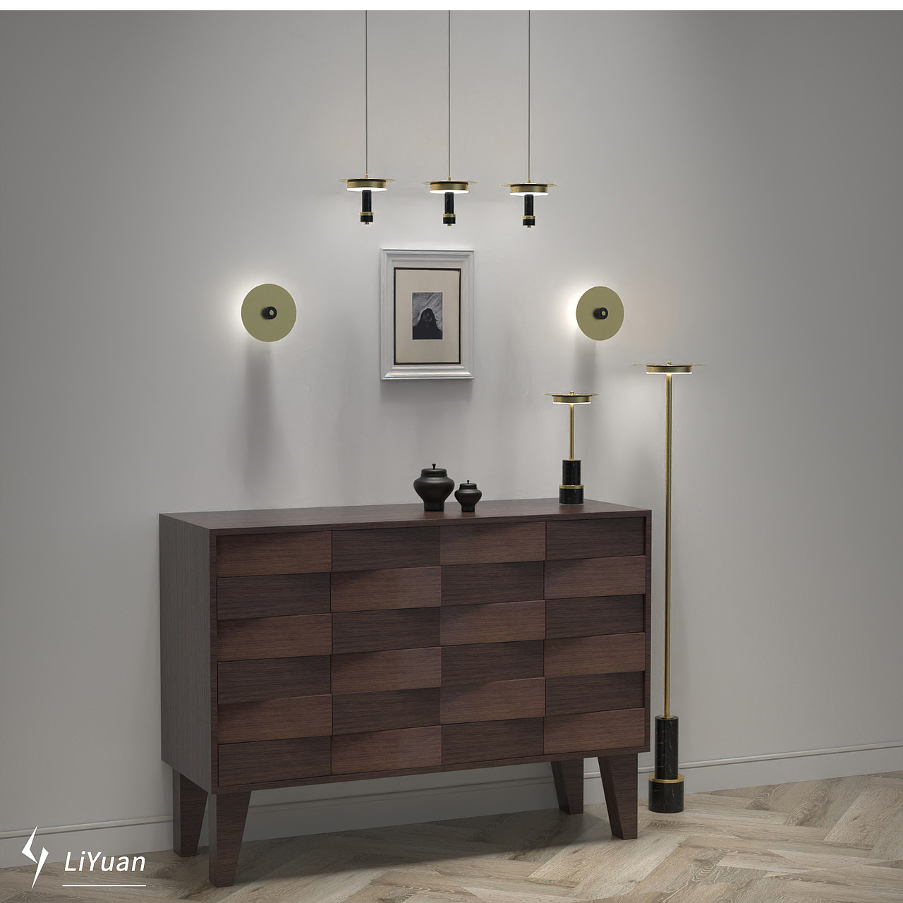 Marbross高级感大理石台灯