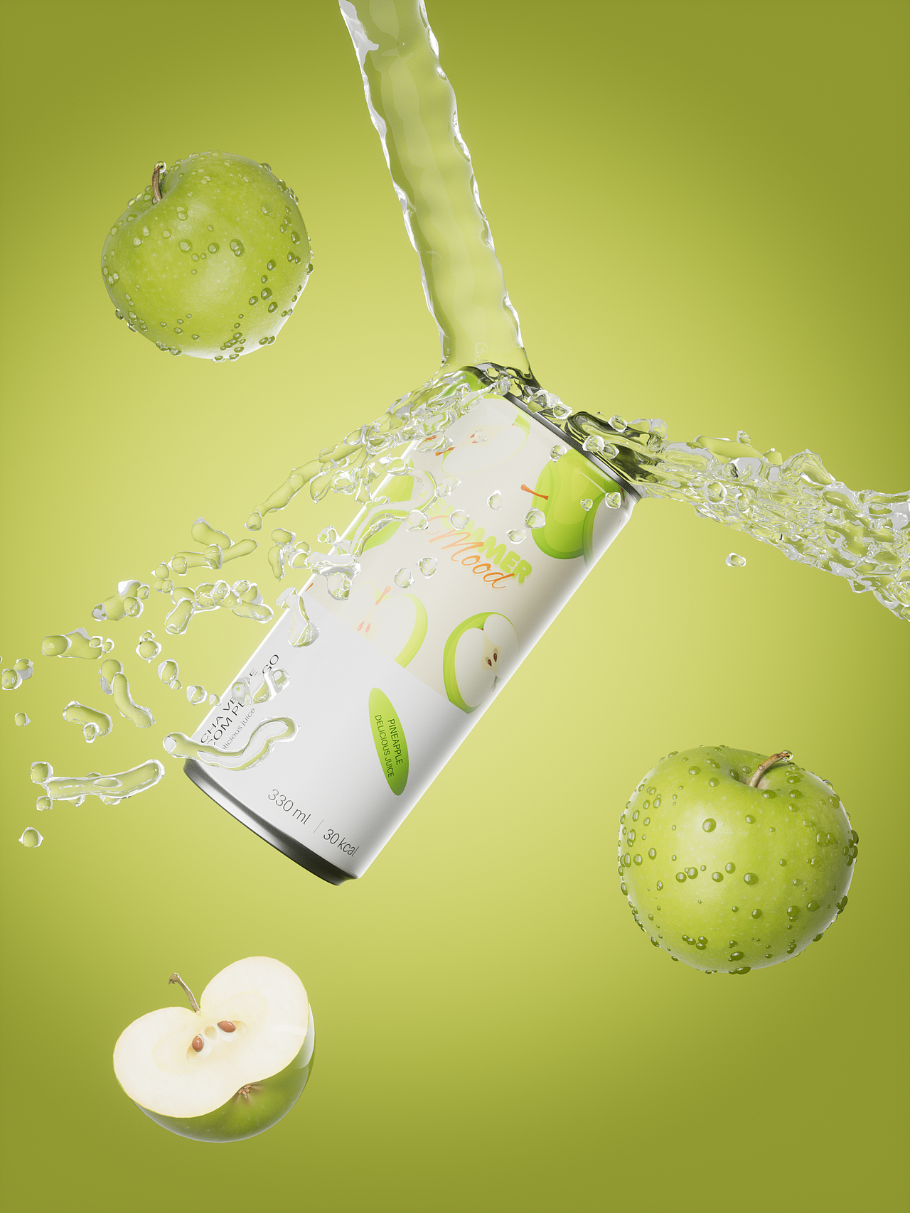 夏日果汁饮料多种口味合集