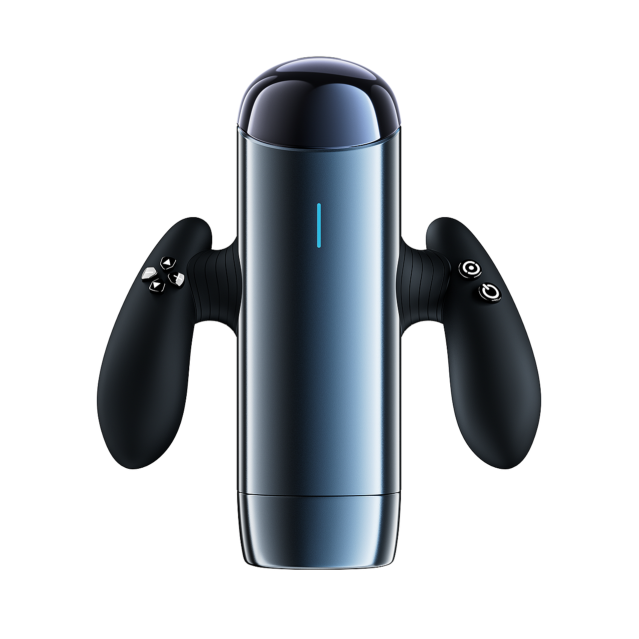 跳楼机升降飞机杯黑色渲染