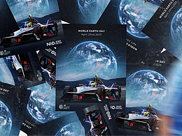 NIO 333 FE Team 節(jié)日海報