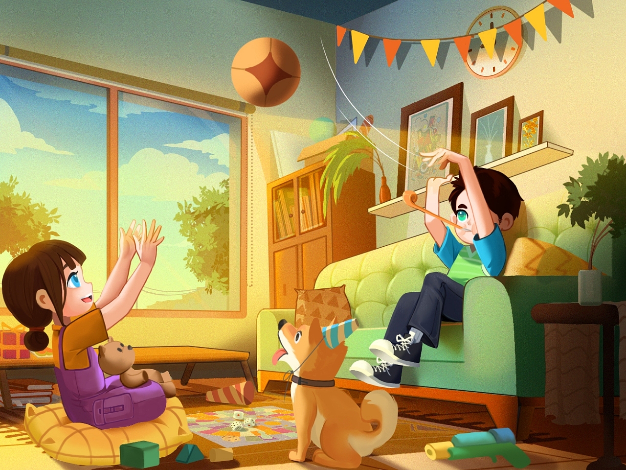 场景练习（图ZMzg5MzgyMDQ4） - 儿童插画 - 站酷设计师安静躁动的橘子原创素材 - 站酷ZCOOL