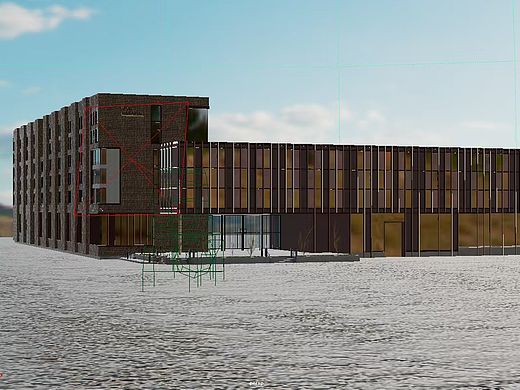 写实ue4游戏场景建筑建模贴图