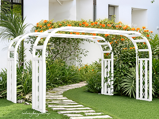 春日上新-拱门花架渲染