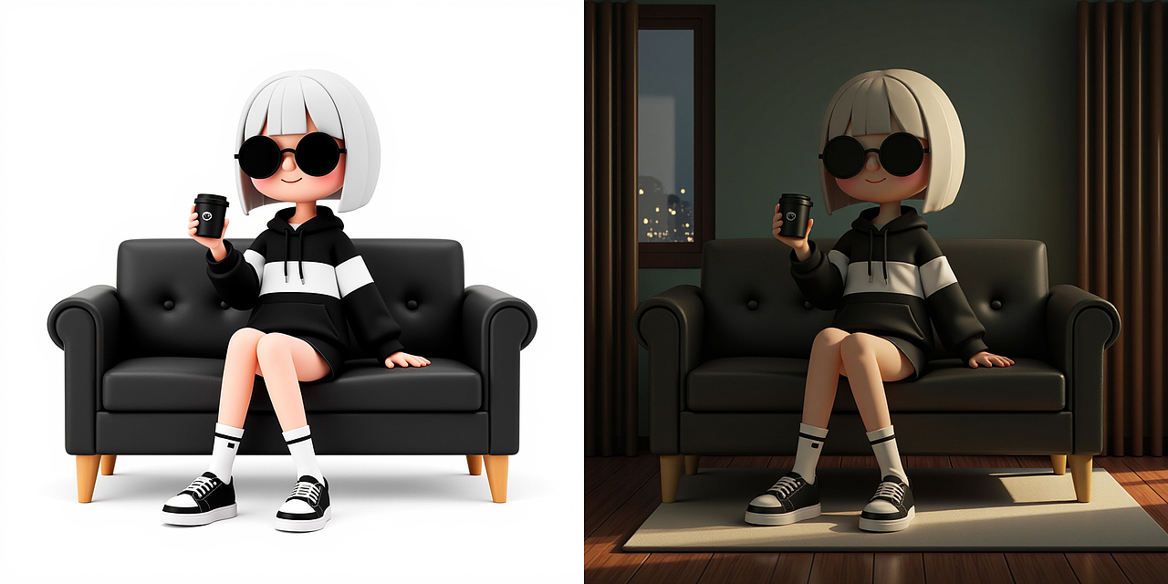 Ai工具 - 重塑光影效果