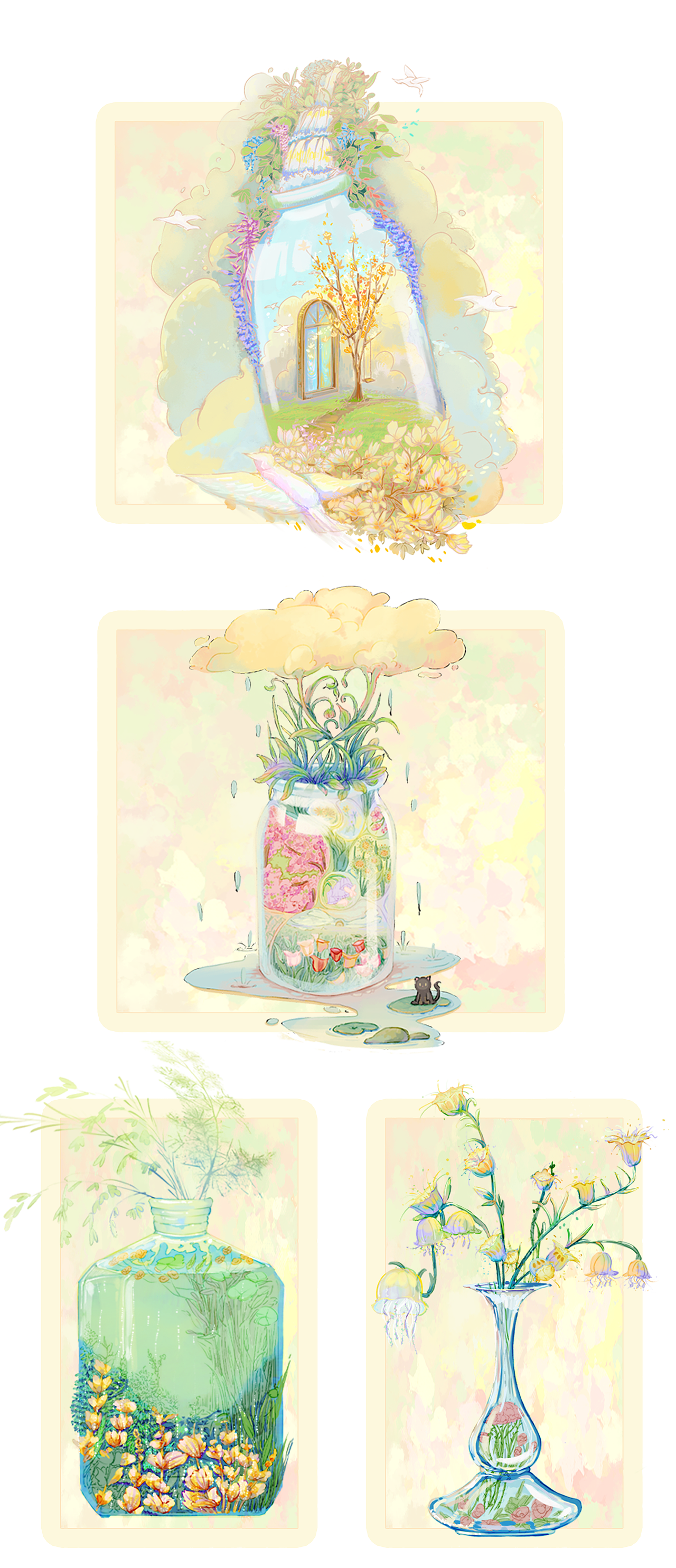 合集 | 春季主题贴纸