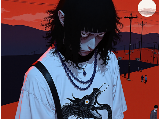 Flux Lora：东方酷漫