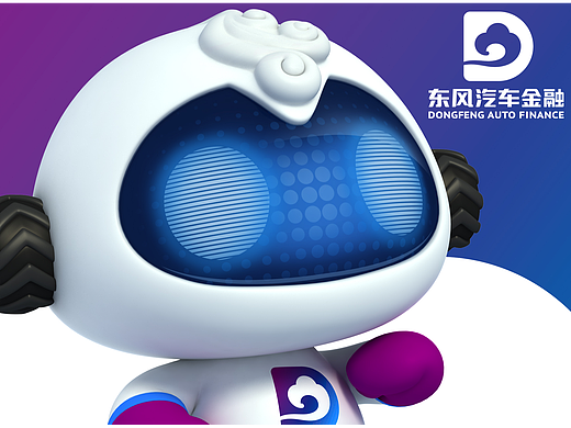 东风汽车金融IP-乐融仔3D设计及表情包设计