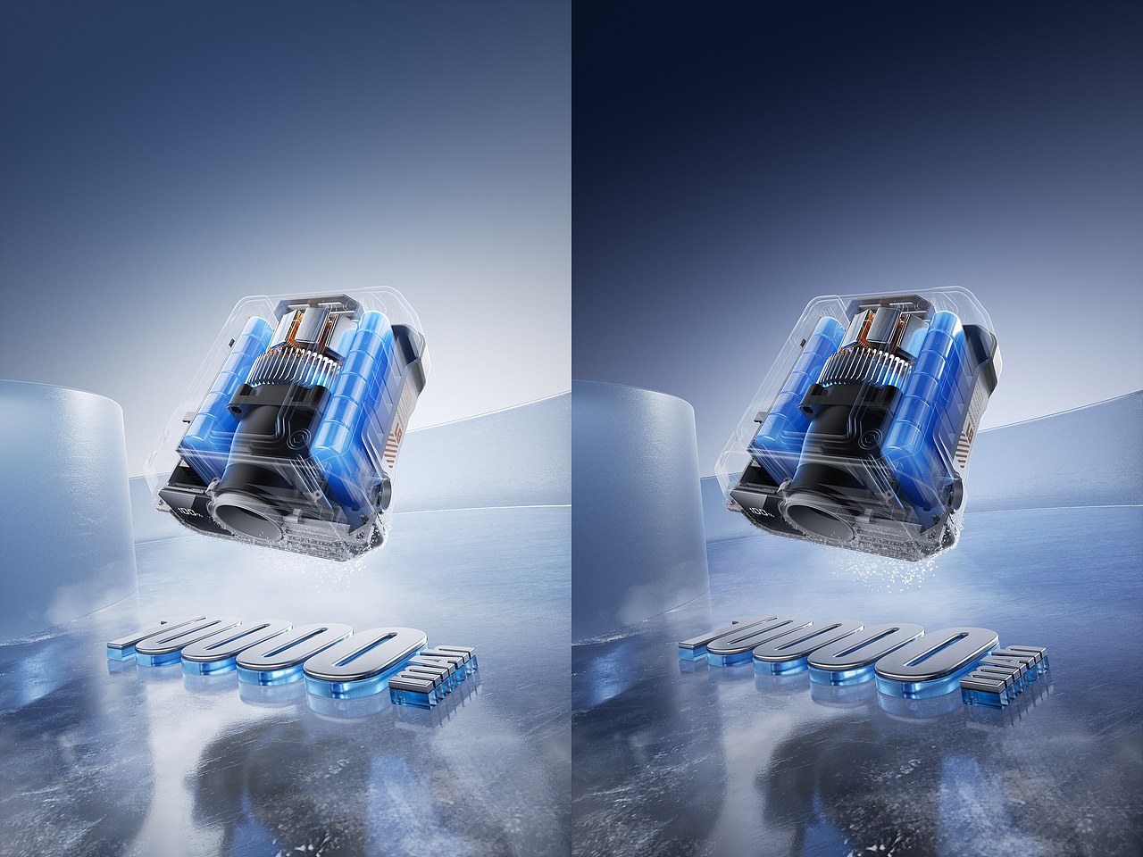 挂腰风扇-倍量单品渲染（图ZMzg5NDEzNDIw） - 产品 - 站酷设计师欲买桂花同载酒丶原创素材 - 站酷ZCOOL