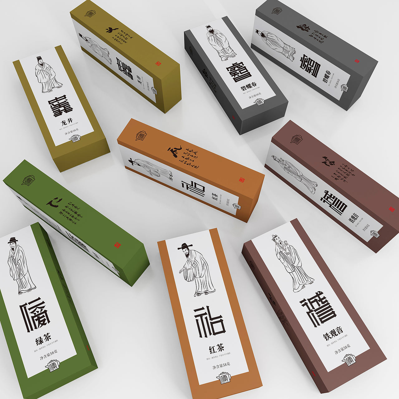 儒茶产品|茶叶系列产品包装设计(图ZMzg5NDEzNjI0) - 包装 - 站酷设计师思逸品牌创意设计原创素材 - 站酷ZCOOL