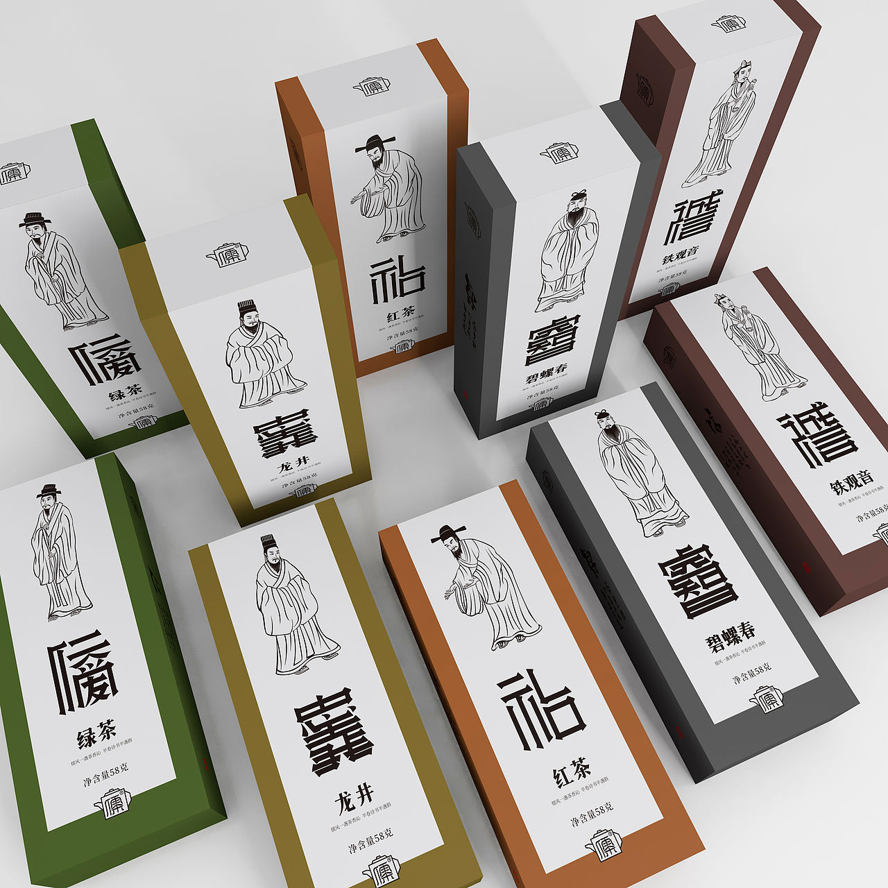 儒茶产品|茶叶系列产品包装设计(图ZMzg5NDEzNjI4) - 包装 - 站酷设计师思逸品牌创意设计原创素材 - 站酷ZCOOL