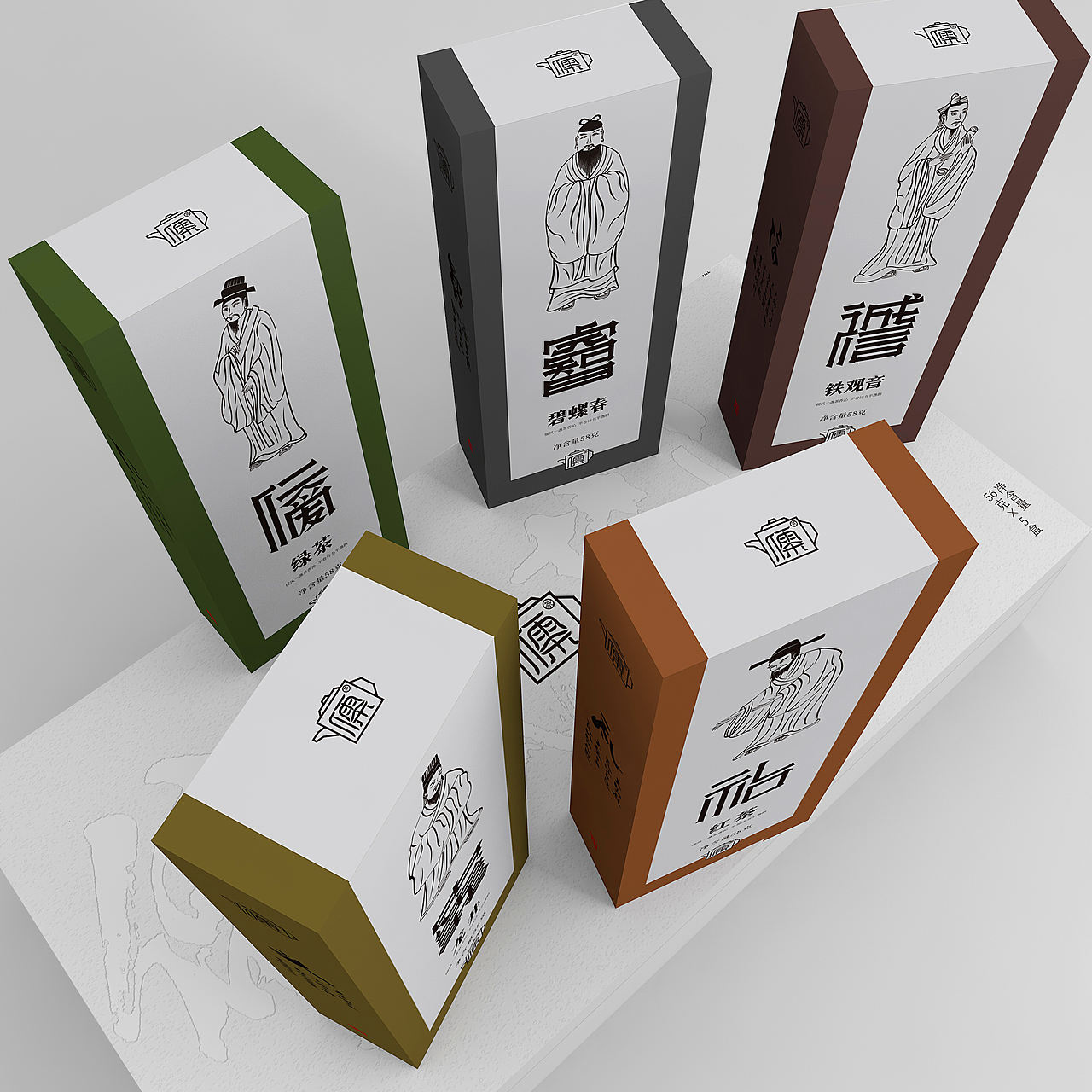 儒茶产品|茶叶系列产品包装设计(图ZMzg5NDEzNjQ0) - 包装 - 站酷设计师思逸品牌创意设计原创素材 - 站酷ZCOOL