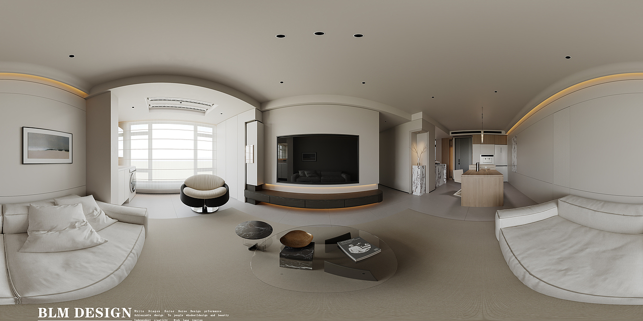 现代-白龙马效果图