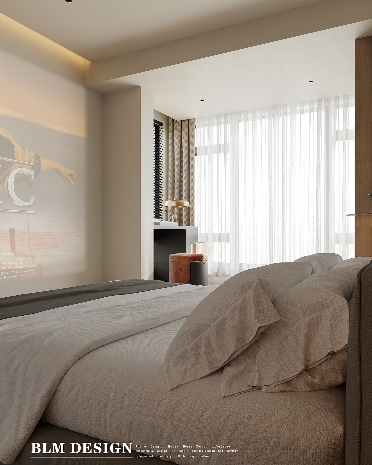 现代-白龙马效果图