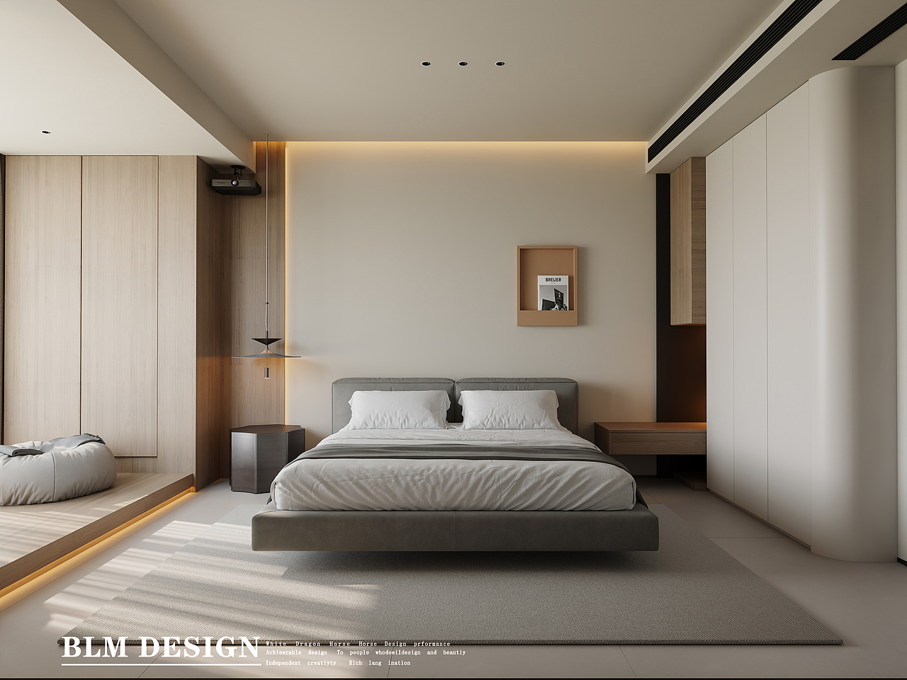 现代-白龙马效果图