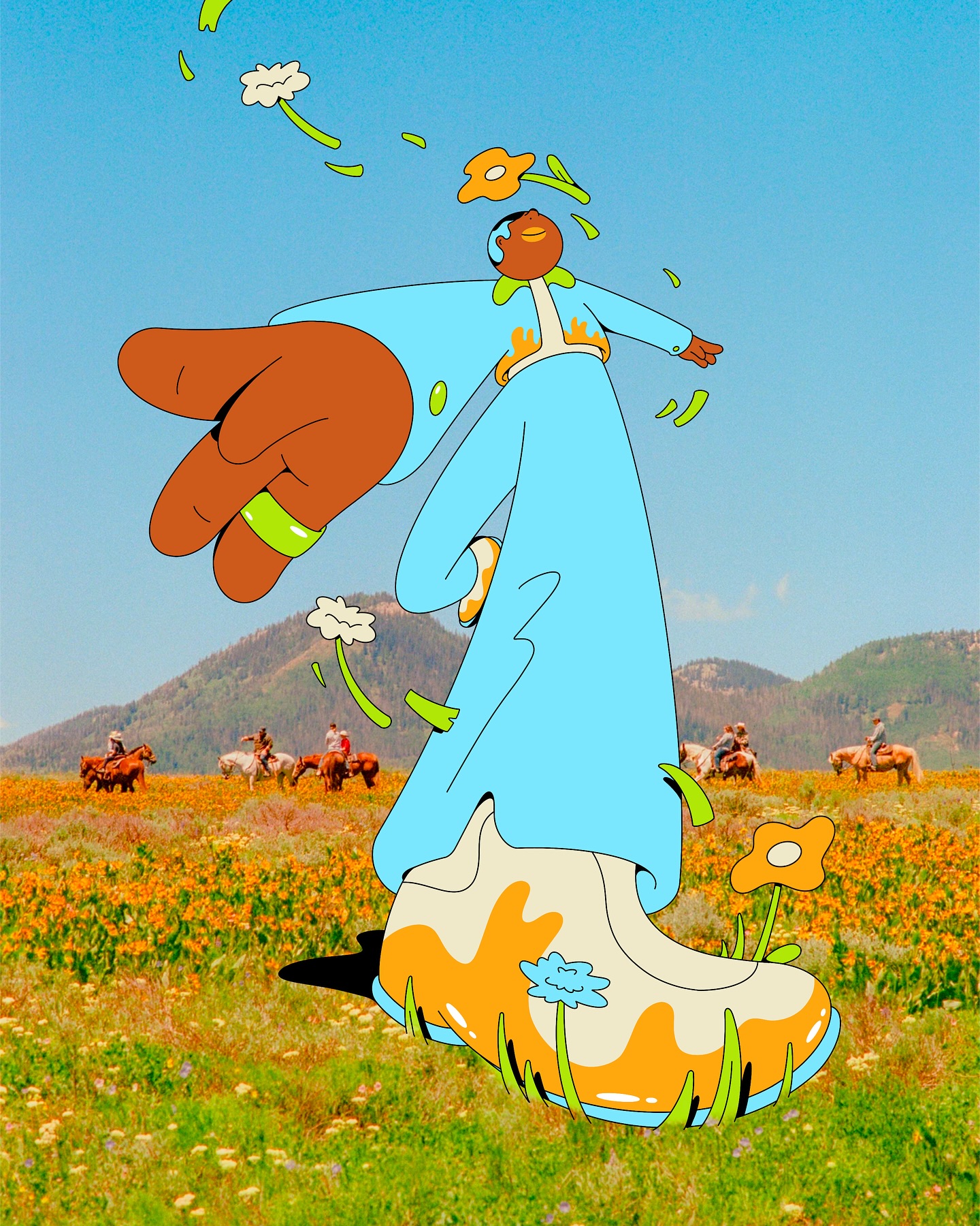 溢出画面的chill气息 - 美国插画家Spencer Gabor的插画作品｜365天的好设计NO.75（图ZMTUwNzEyNDQ=） - 观点 - 站酷设计师站酷资讯原创素材 - 站酷ZCOOL