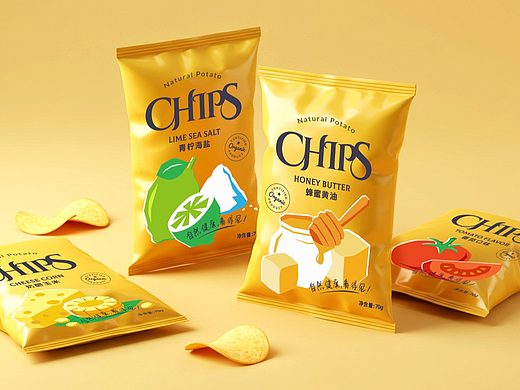 薯片包装|“薯”于你，每一口都上头！