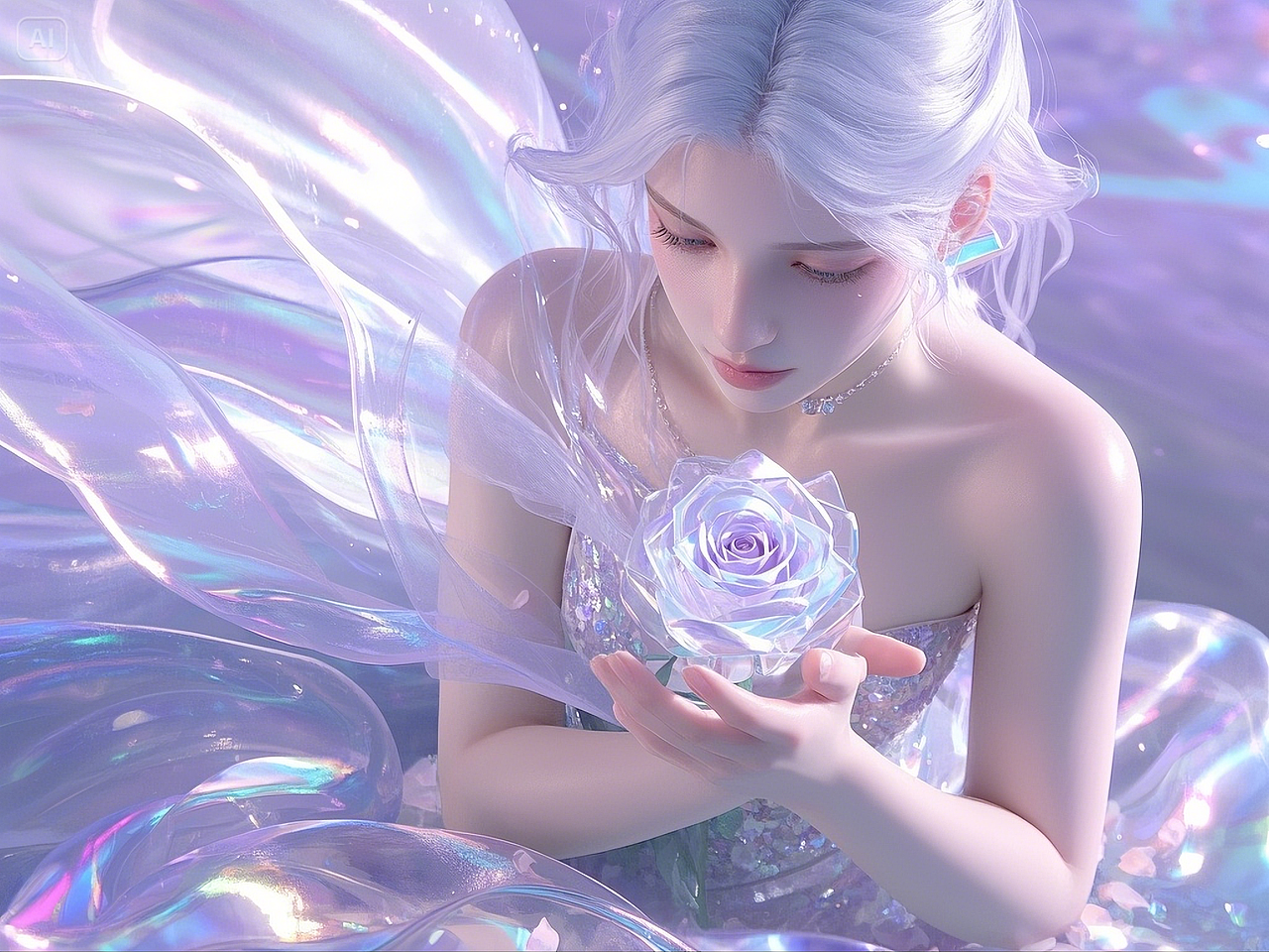 做了一套玻璃质感的视频