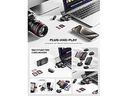 多功能读卡器 渲染制作