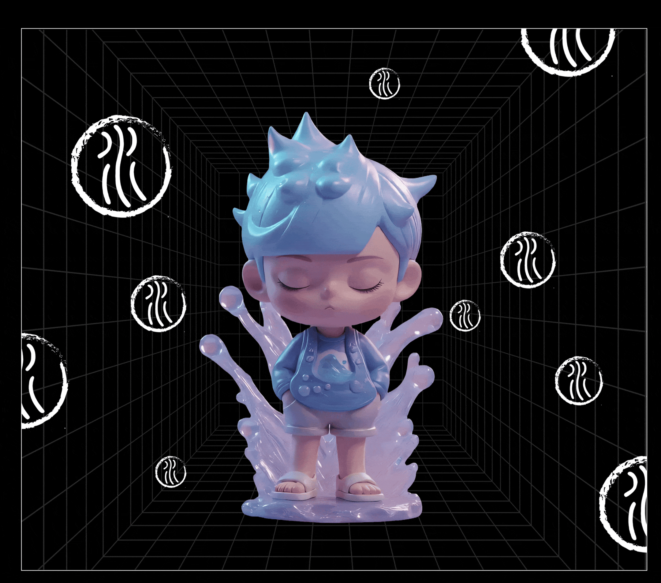 【潮能五行】系列-AIGC原创IP设（角色 包装 场景）（图ZMzg5NDI3Mzg4） - IP形象 - 站酷设计师AnCool安酷原创素材 - 站酷ZCOOL