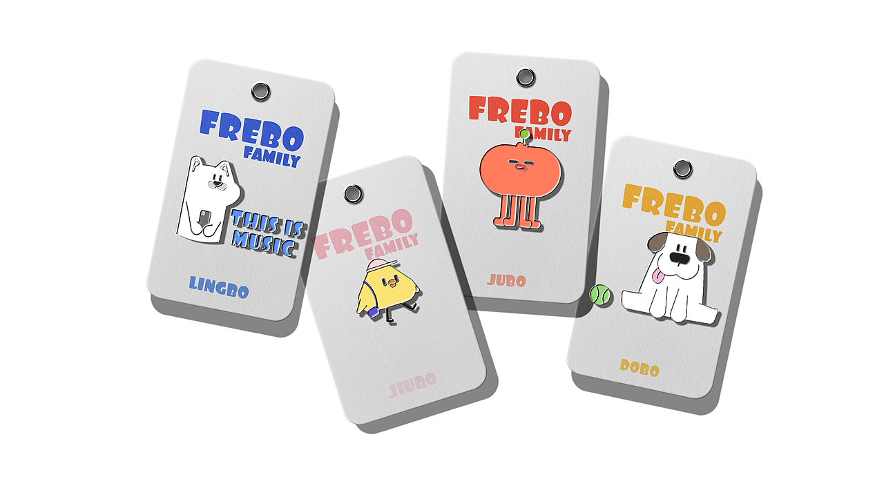 FREBO FAMILY系列IP形象设计