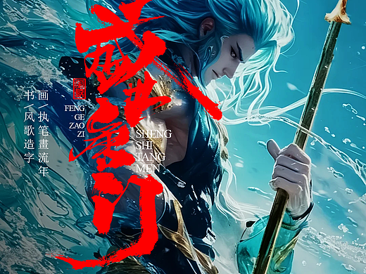 风歌造字696-盛世唐门等5款书法字合辑