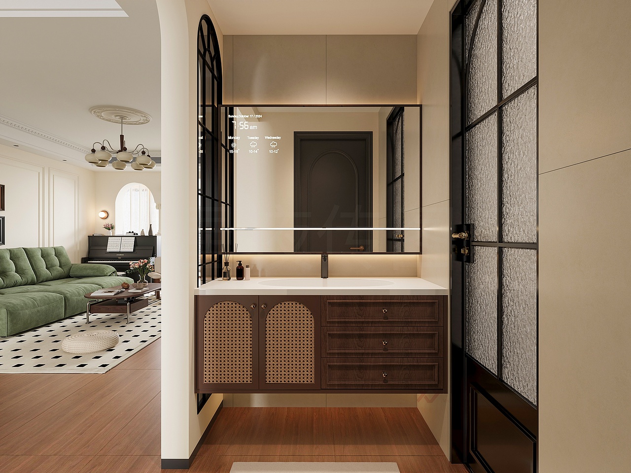 中古风家装效果图