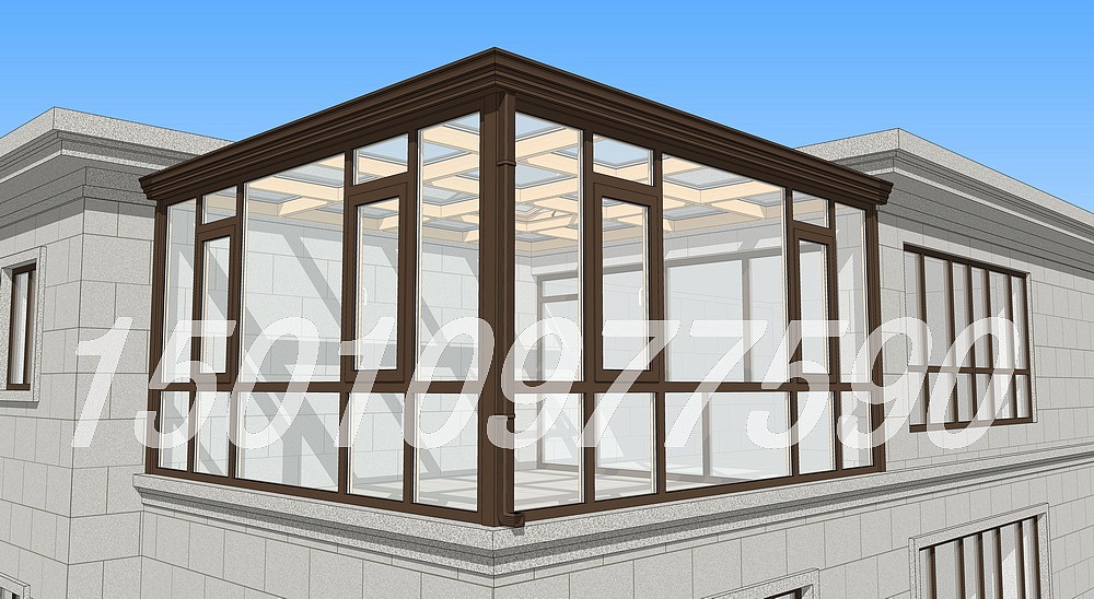 铝包木露台阳光房设计效果图