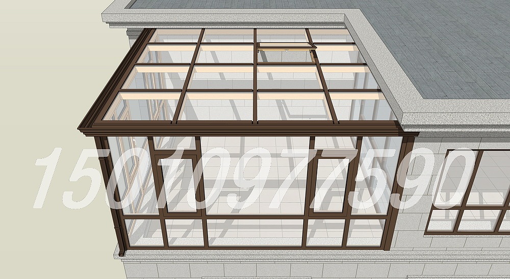 铝包木露台阳光房设计效果图