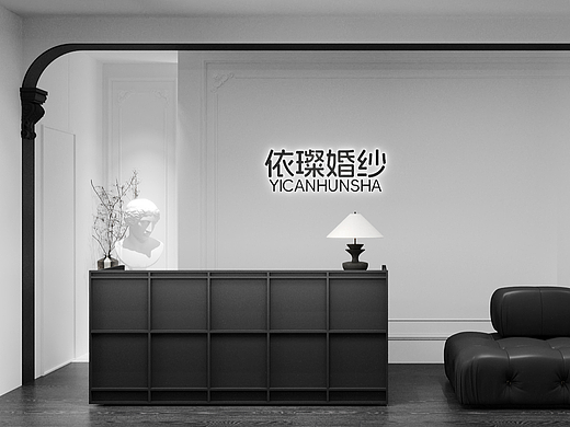 会呼吸的婚纱店！法式通透感设计全解析