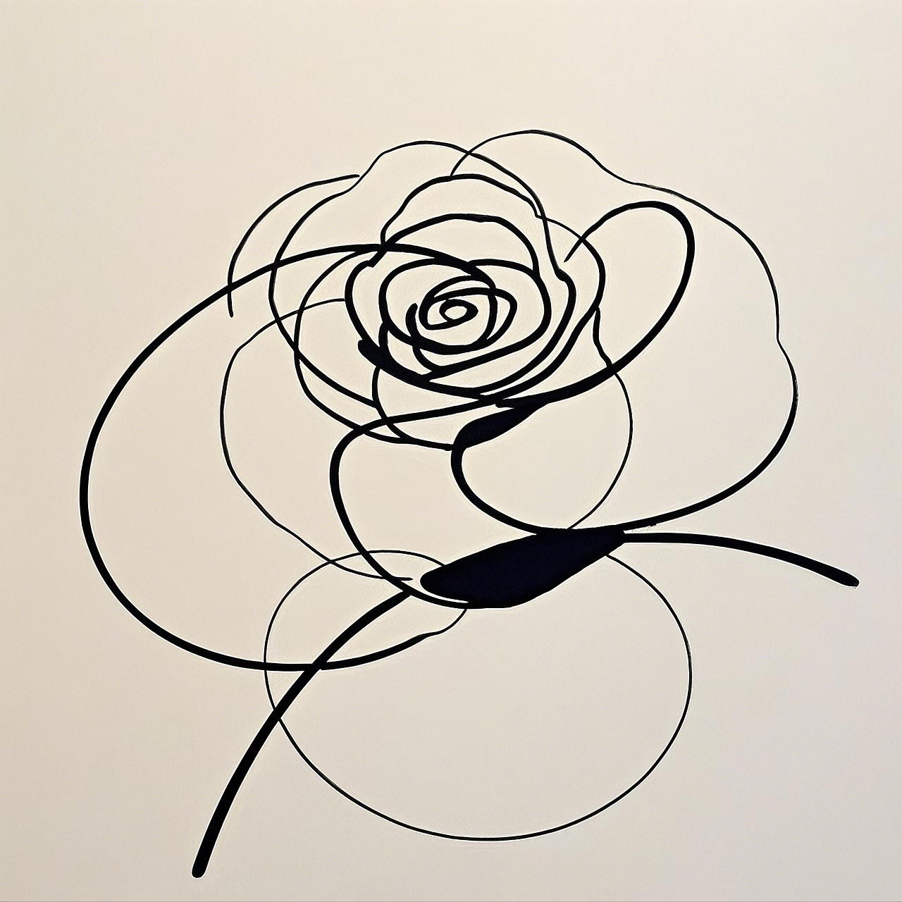 《抽象玫瑰-局部》系列设计4