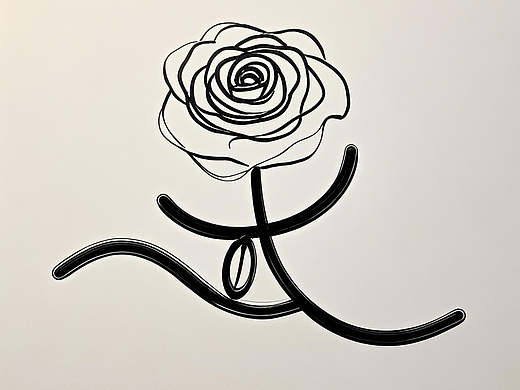 《抽象玫瑰-局部》系列设计4