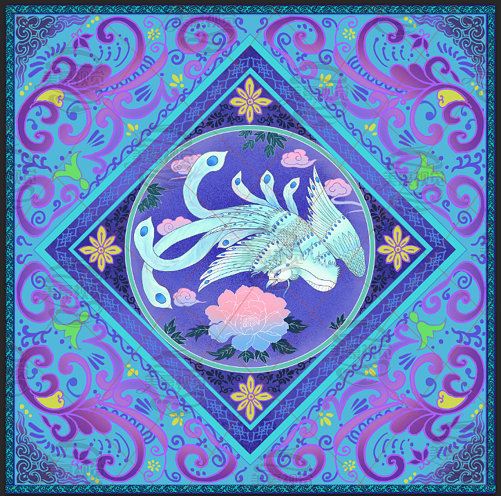 一些文创、商业插画作品