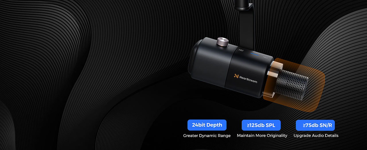 【NearStream 支架麦克风 亚马逊套图设计】